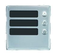 Urmet modulo Sinthesi in alluminio anodizzato con 3 pulsanti di chiamata 1148/13