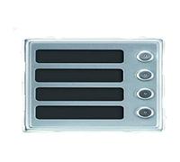 Urmet modulo Sinthesi in alluminio anodizzato con 4 pulsanti di chiamata 1148/14