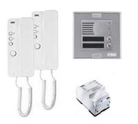 Kit citofono Urmet bifamiliare Con Mirò e Sinthesi 1150/302