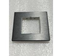 Urmet 13902.AK Placca 2 moduli Expì alluminio karbon