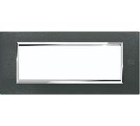 Urmet 13906.AK Placca 6 moduli Expì alluminio karbon
