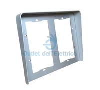 Urmet 82544 visiera antipioggia 2 file 4 moduli per serie kombi