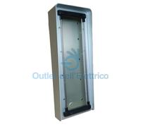 Urmet 825541 custodia a parete con visiera antipioggia 1 fila da 4 moduli per