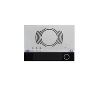 Frontalino Urmet Alpha per posto esterno audio con tasto Nero 1168/131
