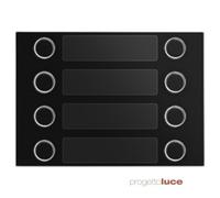 FRONTALINO A 8T SU 2 FILE (URMET DOMUS-SIDELTRONIC cod. 1168/28)