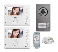 URMET - KIT VIDEOCITOFONO BIFAMILIARE 2F MON VV MIKRA 2 1722/94
