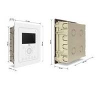 URMET SCATOLA INCASSO CON CORNICE PER VIDEOCITOFONO AIKO 1716/60