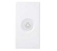 Urmet Simon Nea copritasto con diffusore trasparente simbolo luce 1 modulo 10364.B