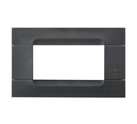 Urmet Simon Nea placca 4 moduli colore nero Auckland 10804.04