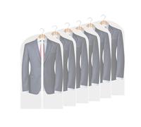 URMI Custodie per abiti in PEVA, 119,4 cm, 6 pezzi, traspiranti, impermeabili, antitarme, con cerniera lunga, 60 x 120 cm