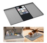 URMONA Protezione Sottolavello Silicone 48 x 71 cm, Tappetino Mobile Bagno