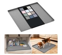 URMONA Protezione Sottolavello Silicone 55 x 55 cm, Tappetino Mobile Bagno