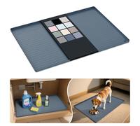 URMONA Protezione Sottolavello Silicone 55 x 78 cm, Tappetino Mobile Bagno