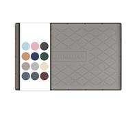 URMONA Tappetino Sottolavello Impermeabile per Cucina 35 x 55 cm, Tappetino in Silicone per Mensole e Organizer, Protezione per Mobile Sottolavello per Cucina e Bagno (Kaki)