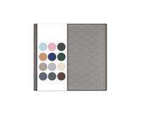 URMONA Tappetino Sottolavello Impermeabile per Cucina 48 x 55 cm, Tappetino in Silicone per Mensole e Organizer, Protezione per Mobile Sottolavello per Cucina e Bagno (Kaki)