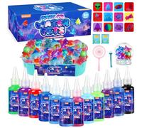 URMYWO Magic Water Elf, Lavoretti Creativi Per Bambini, 12 Gel E 12 Stampi | Kit DIY 3+ Per Bambine E Bambini, Magic Water Squishies Per Stimolare Creatività, Manualità E Gioco Senza Schermi