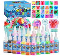 URMYWO Magic Water Elf, Lavoretti Creativi Per Bambini, 20 Gel E 24 Stampi | Kit DIY 3+ Per Bambine E Bambini, Magic Water Squishies Per Stimolare Creatività, Manualità E Gioco Senza Schermi