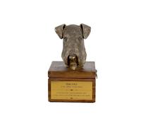 Urna Art-Dog Airedale Terrier Marrone