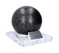 Urna artistica a sfera in acciaio inox verniciato, vera urna artigianale