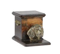 Urna Beagle in legno urna di cremazione per le ceneri del cane