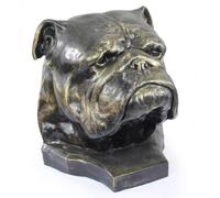 Urna commemorativa del Bulldog inglese per le ceneri del cane, statua per la cre