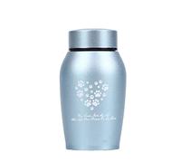 Urna commemorativa per ceneri di cani e gatti, piccola, blu