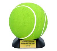 Urna crematoria a forma di pallina da tennis - Urna sportiva per giocatore