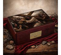 Urna crematoria cattolica Gesù porta la croce Via Crucis Urna religiosa