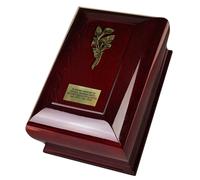 Urna crematoria grande in legno per ceneri umane Urna funeraria per adulti