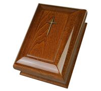 Urna crematoria grande in legno per ceneri umane Urna funeraria per adulti