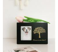 Urna crematoria per cani funebri con cornice per foto, scatola per ricordi