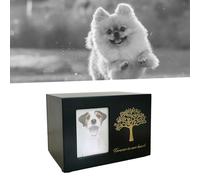 Urna crematoria per cani, souvenir, ricordo commemorativo in legno