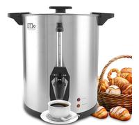 Urna da caffè commerciale da 45 tazze, 8 l/2,11 galloni, grande caffettiera percolato, distributore di bevande calde con doppia chiave antigoccia, urna di acqua calda per preparazione rapida