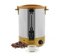 Urna da caffè commerciale, dispenser per bevande calde di grande capacità in acciaio inossidabile, macchina per il caffè a riscaldamento rapido per catering, buffet, eventi in ufficio dell'hot yellow