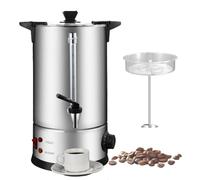 Urna da caffè da 10 litri, caffettiera commerciale, erogazione di acqua calda di grande capacità in acciaio inossidabile da 1800 W, temperatura del bollitore elettrico del riscaldatore