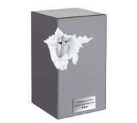 Urna decorativa in ceramica per le ceneri, urna crematoria artistica