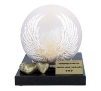 Urna di cremazione con ali d'angelo Urna artistica per ceneri umane Urna