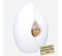 Urna di cremazione in ceramica per ceneri umane con cuore Urna decorativa