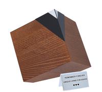 Urna di cremazione moderna Cofanetto in legno massiccio per adulti