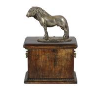 Urna di legno per cavallo Fell Ponny Stallion Cassa per la cremazione del cavall