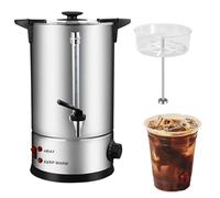 Urna for Catering Commerciale, Distributore di Bevande Calde, Acqua Calda Isolata in Acciaio Inossidabile con Termostato 30-110℃ E Rubinetto Antigoccia for Ufficio, tè, caffè, Latte(B,15L)