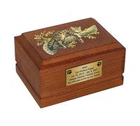 Urna funeraria in legno a forma di gatto Urna commemorativa “Gatto addormentato”