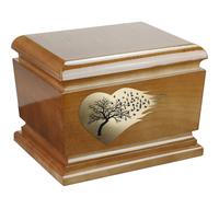 Urna funeraria in legno per sepoltura - Set di urna funeraria - Capsula per urna