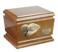 Urna funeraria in legno per sepoltura - Set di urna funeraria - Capsula per urna