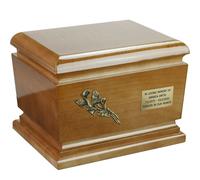 Urna funeraria in legno per sepoltura - Set di urna funeraria - Capsula per urna