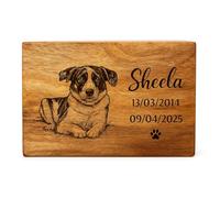 Urna funeraria in legno personalizzata dell'albero della vita, scatola funebre per ceneri di animali domestici, cani e ceneri umane, per uomini, donne, scrigno funerario per commemorazione a lungo