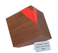 Urna geometrica in legno per le ceneri Scatola moderna per le ceneri Urna di dim
