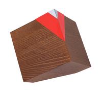 Urna geometrica in legno per le ceneri Scatola moderna per le ceneri Urna di dim