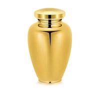 Urna grande per ceneri in acciaio inox, grande urna per ceneri, urna per ceneri grande, urna per cenere, urna commemorativa, porta ceneri per famiglia e persone care, in memoria amorevole, 9.25 Inches