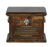 Urna Grande Siberian Husky Con Immagine Di Un Cane Art-Dog